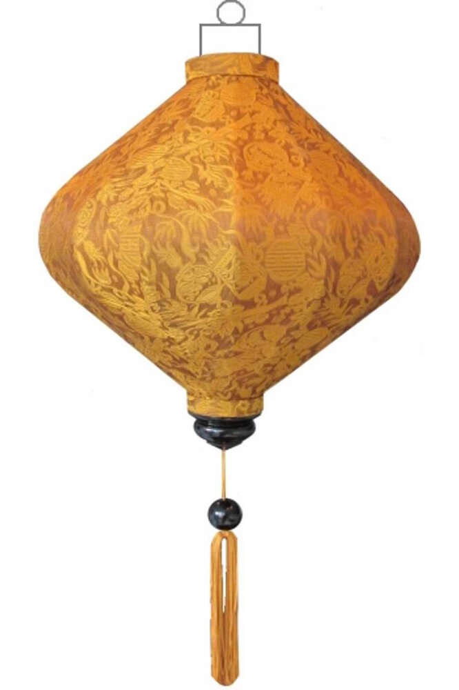 Koperen lampion diamant 45