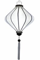 Witte lampion diamant 45