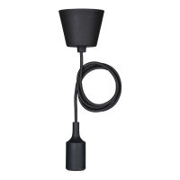 Zwarte pendule voor lampion binnen