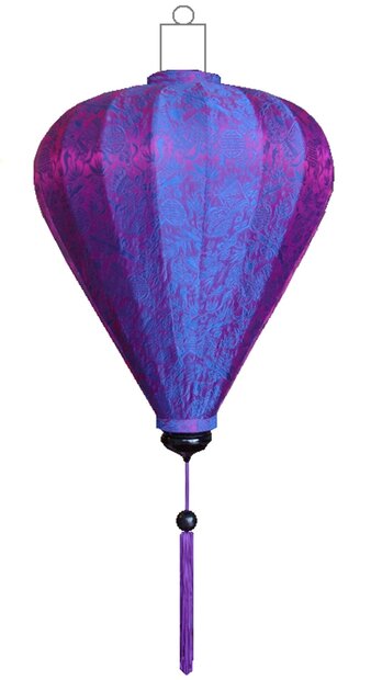Paarse lampion ballon 45