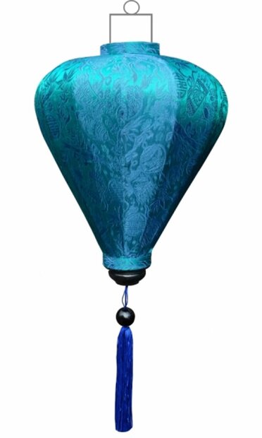 Turquoise lampion ballon 45
