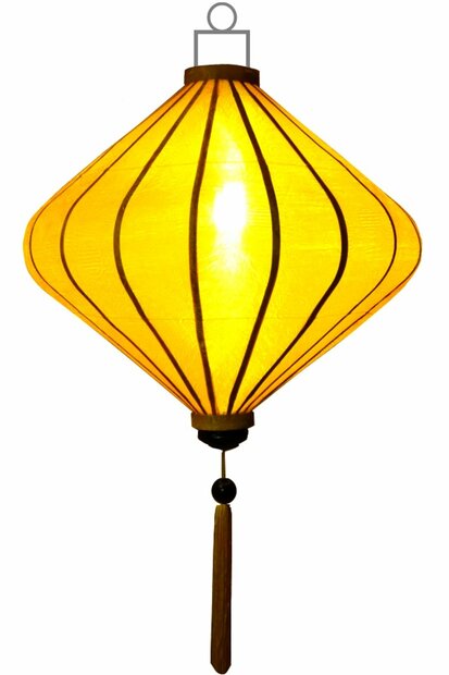 Gele lampion diamant 45