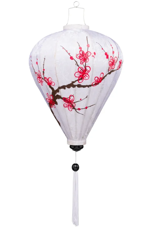 Japanse zijden lampion met kersenbloesem