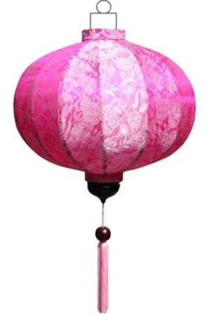 Roze lampion globe