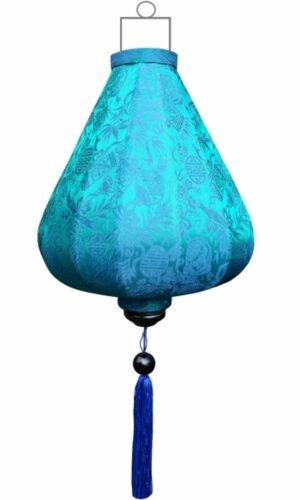 Turquoise lampion druppel