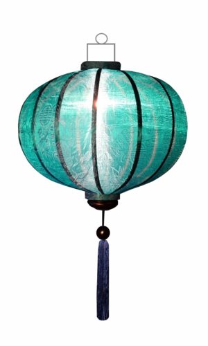 Turquoise lampion globe