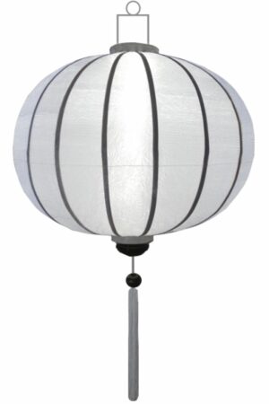 Witte lampion globe
