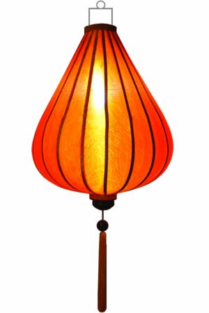 Oranje lampion druppel