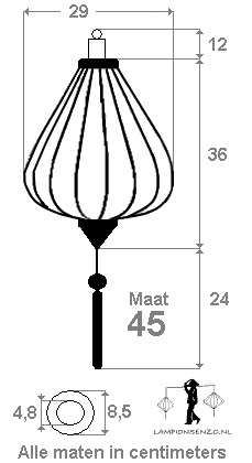 Paarse lampion druppel