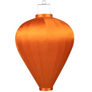 Oranje tuinlampion ballon