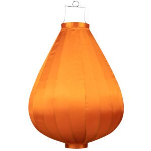 Oranje tuinlampion druppel